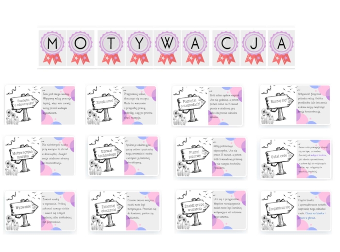 Gazetka szkolna - MOTYWACJA - Gazetka szkolna motywacyjna