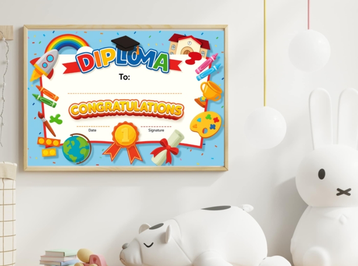 Zestaw Dyplomów / English Diploma na zakończenie Roku