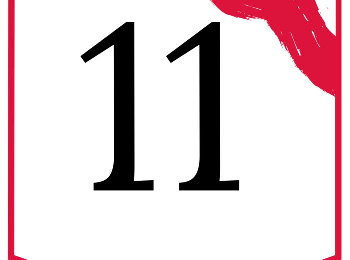 11 LISTOPADA - Święto Odzyskania Niepodległości- – biblioteka – świetlica – GIRLANDA – gazetka