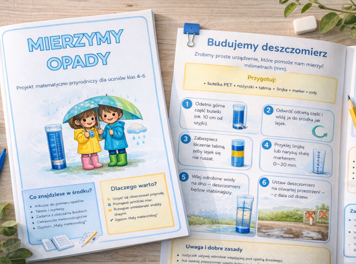 Mierzymy opady – projekt matematyczny