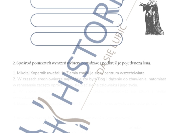 Karta pracy - Renesans w Europie