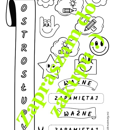 Lapbook ostrosłupy - propozycja materiałów