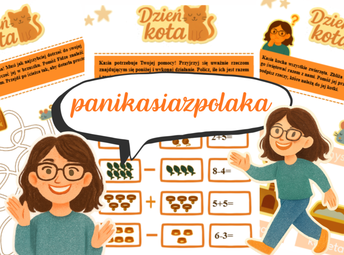 Karta pracy "Dzień kota"/ "Święto kota"