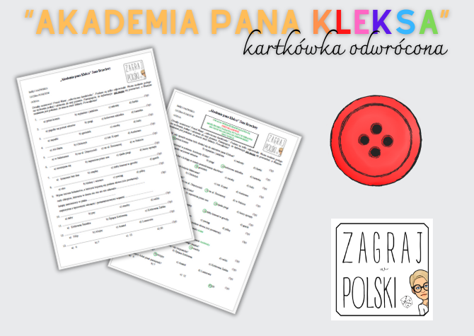 Kartkówka odwrócona – „Akademia pana Kleksa” Jana Brzechwy