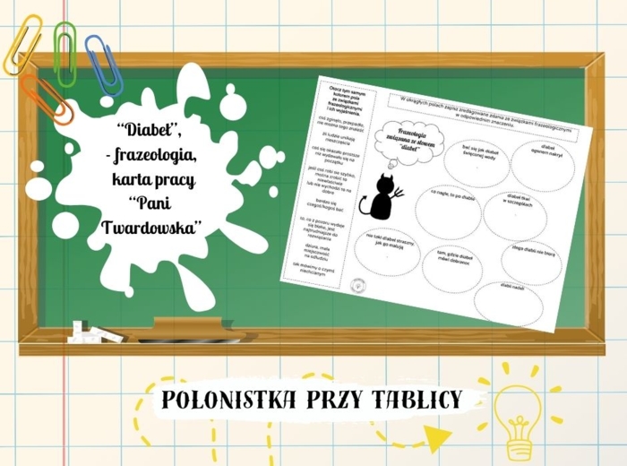 "Pani Twardowska" zwiazki frazeologiczne frazeologia "diabeł"