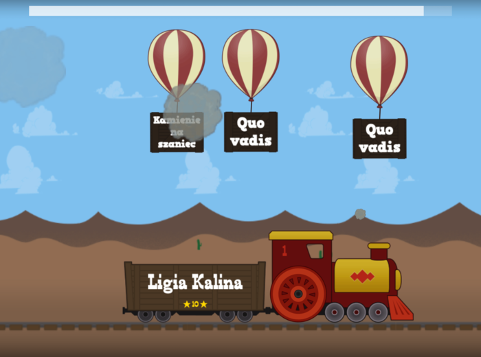 Zabawowa, interaktywna powtórka z lektur