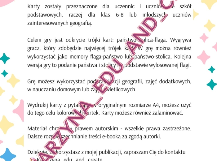 Memory - 3 w 1 - państo-stolica-flaga