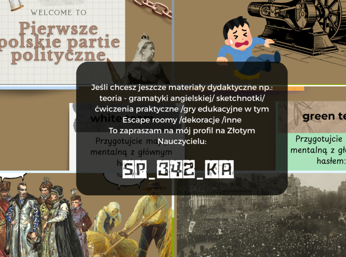 H714 Pierwsze polskie partie polityczne