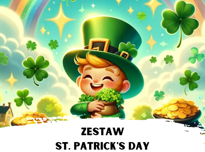 Zestaw St. Patrick's Day a1 oraz A2+/B1 Karty Pracy Worksheet Gotowe Lekcje