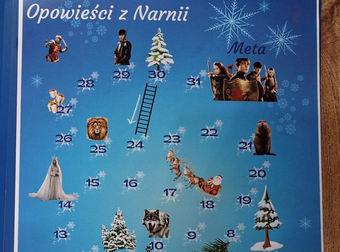 Opowieści z Narnii - test z lektury, grywalizacja, klasa 5, gra planszowa