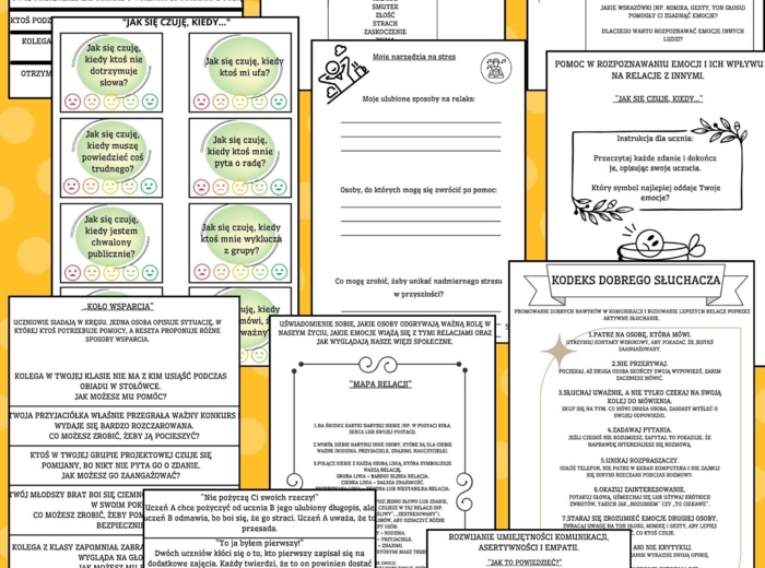 Scenki , karty, zadania dla młodzieży 4-8