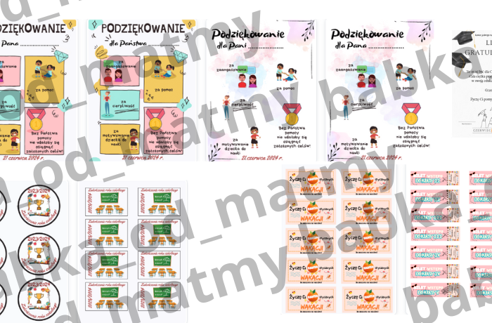 Dyplomy i mininagrody - zakończenie roku 2023/2024