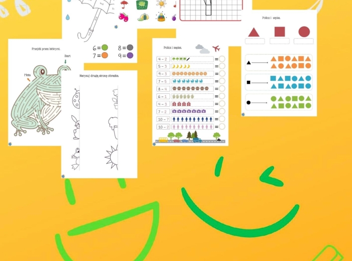 ZESZYT EDUKACYJNY Z ĆWICZENIAMI DLA 6 LATKÓW.