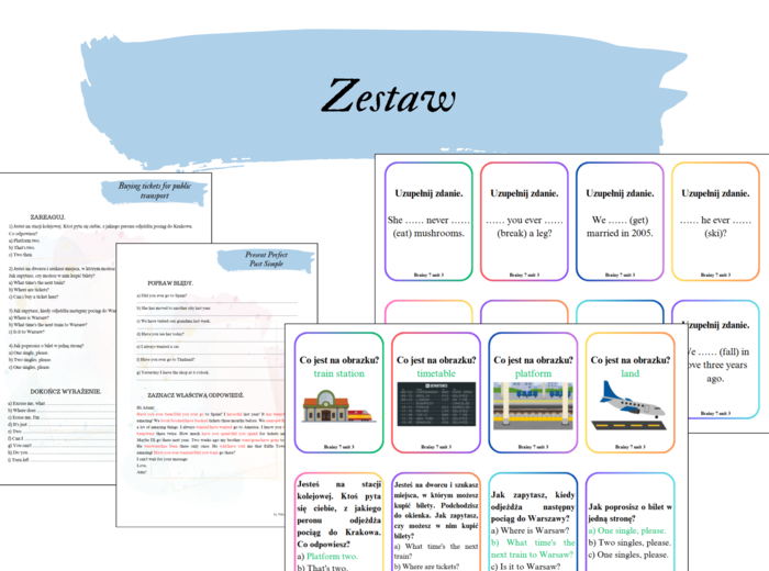 BRAINY 7 UNIT 3 PAKIET KARTY PRACY + KARTY POWTÓRKOWE