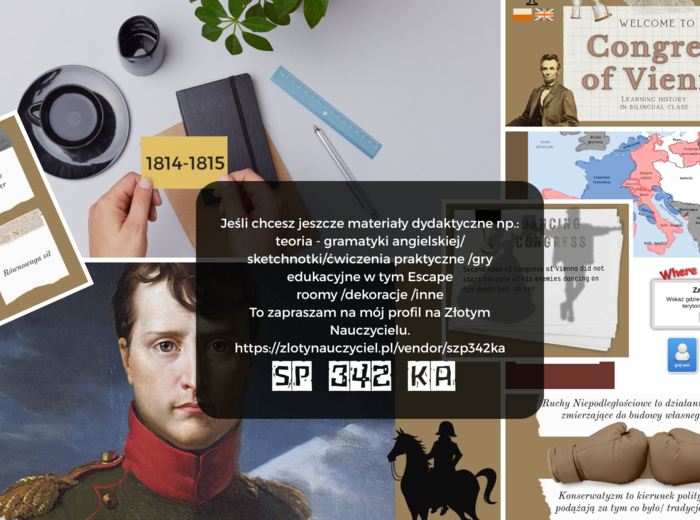 Hist 701 ANG prezentacja Kongres wiedeński