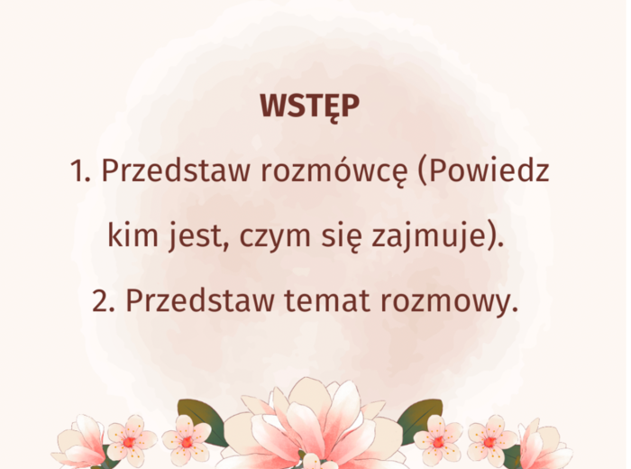 Wywiad - pomoc "Jak napisać" (forma książeczki)