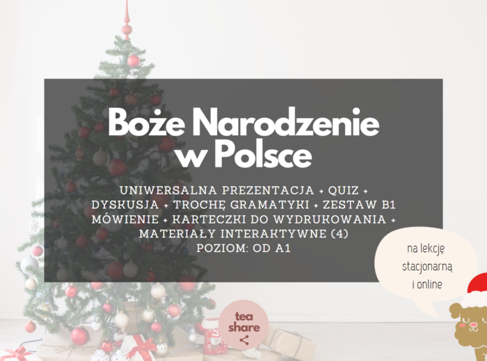 Uniwersalna prezentacja o Bożym Narodzeniu POLSKI DLA OBCOKRAJOWCÓW