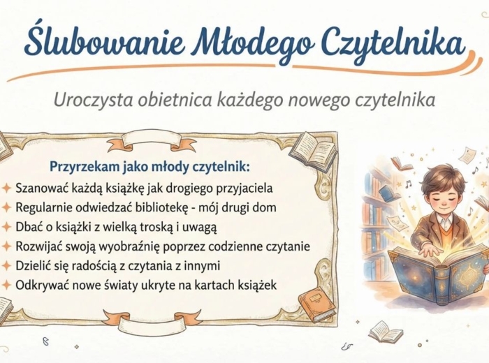 Materiały na gazetkę szkolną dla bibliotekarza; Pasowanie na czytelnika