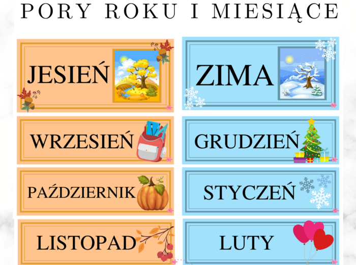 Pory roku i miesiące