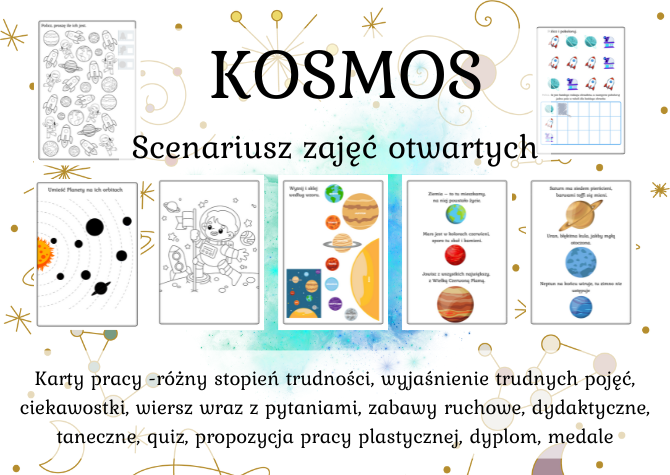 Kosmos - scenariusz zajęć otwartych