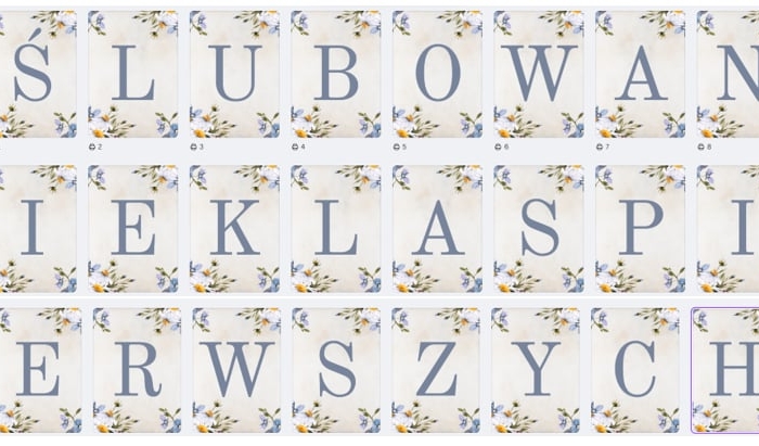 ŚLUBOWANIE KLAS PIERWSZYCH - GIRLANDA