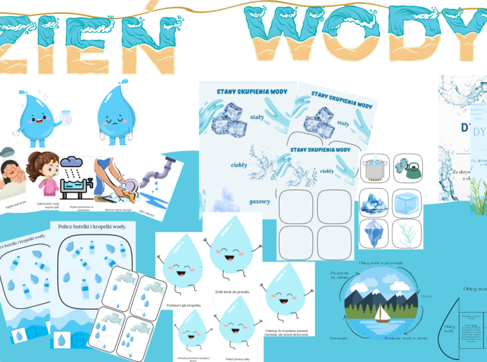 🌊 Pakiet edukacyjny na Dzień Wody! 💦 22.03