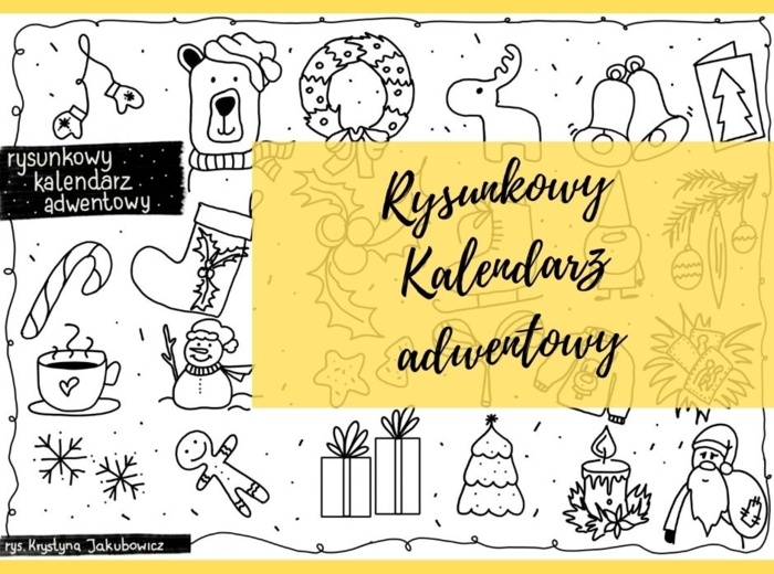 Rysunkowy Kalendarz Adwentowy