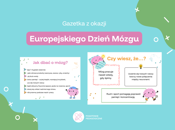 Europejski Dzień Mózgu- gazetka szkolna