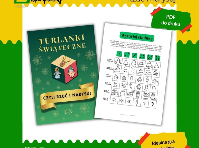 Wyturlaj choinkę - kreatywna gra bożonarodzeniowa dla dzieci i rodziny