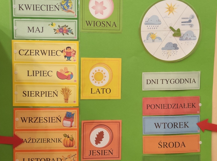 Kalendarz przedszkolny