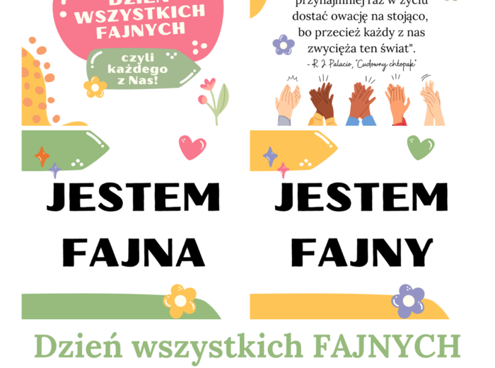 Dzień wszystkich FAJNYCH - gazetka szkolna