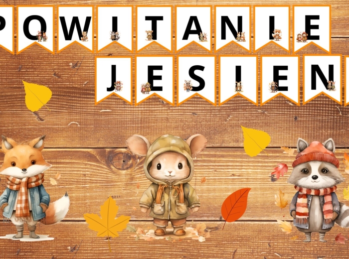JESIENNA GAZETKA GIRLANDA POWIATNIE JESIENI