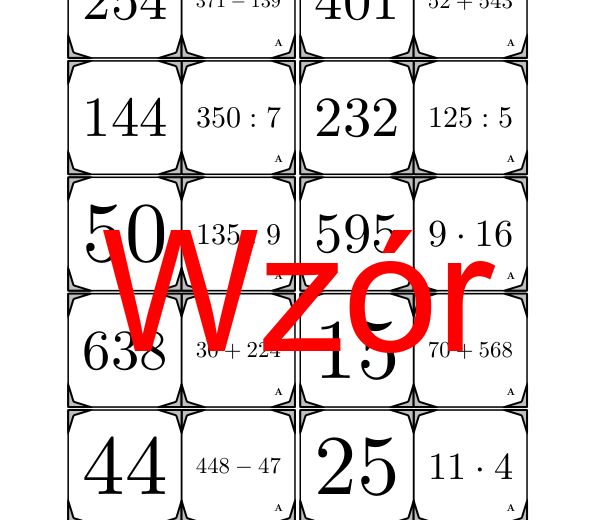 Domino - Arytmetyka do 1000 | matematyka