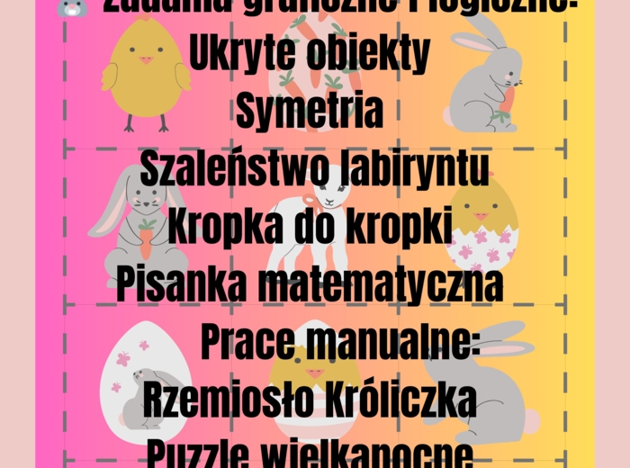 WIELKANOC KARTA PRACY 21 stron