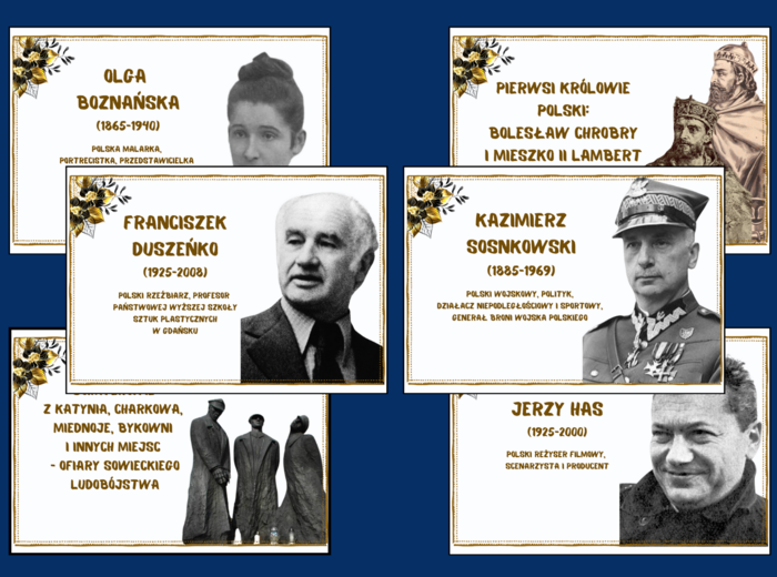 PATRONI ROKU 2025 – gazetka – biblioteka – język polski – 11 stron – wersja 2