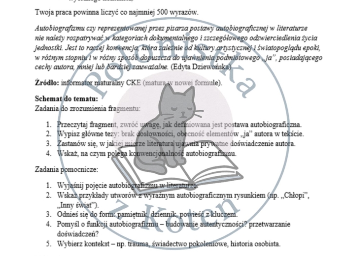 Schematy do rozprawek – rozszerzenie