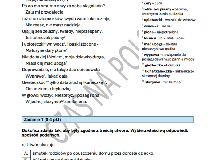Tren VII i Tren VIII – test potwórzeniowy