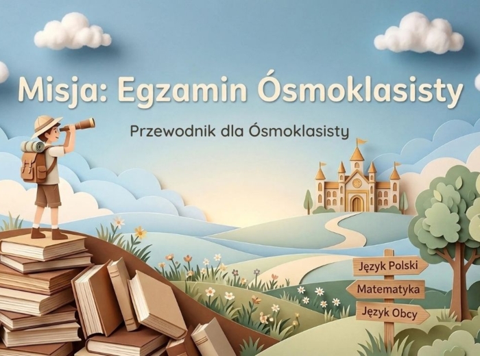 Egzamin Ósmoklasisty - przewodnik dla ucznia (gazetka/prezentacja)