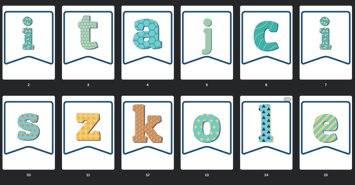 Girlanda "Witajcie w szkole!" 1