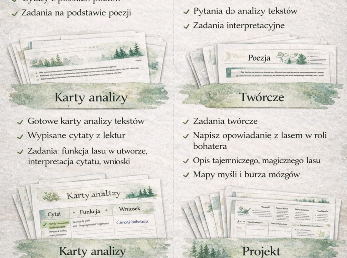 Las jako bohater literacki