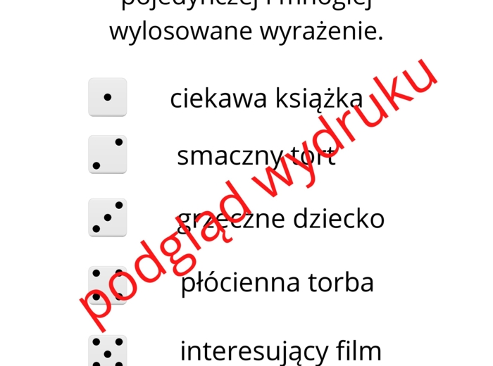 Stacje zadaniowe - rzeczownik i przymiotnik.
