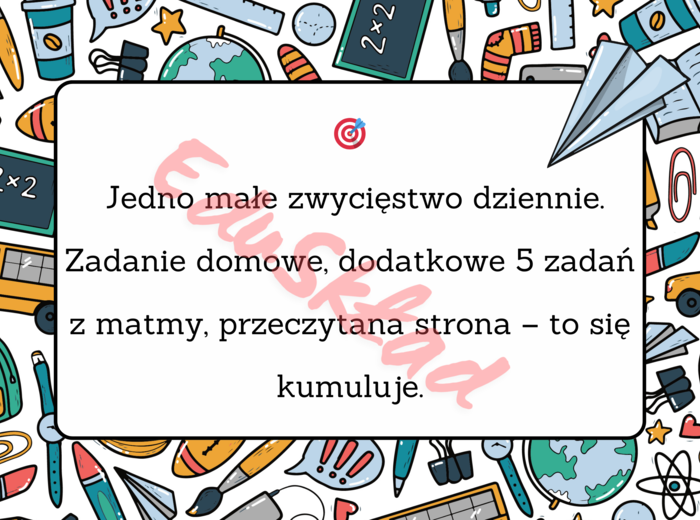 Jak przetrwać rok szkolny – gazetka ścienna
