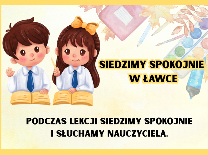 KLASOWE ZASADY / KODEKS PRZYJAZNEJ KLASY - zestaw plakatów edukacyjnych