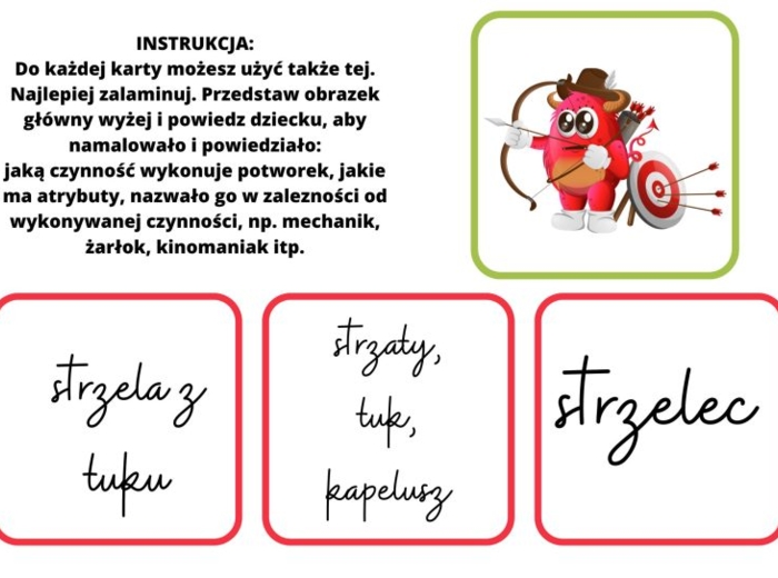 BUDOWANIE ZDAŃ I ROZWIJANIE KOMUNIKACJI- KARTY Z POTWORAMI