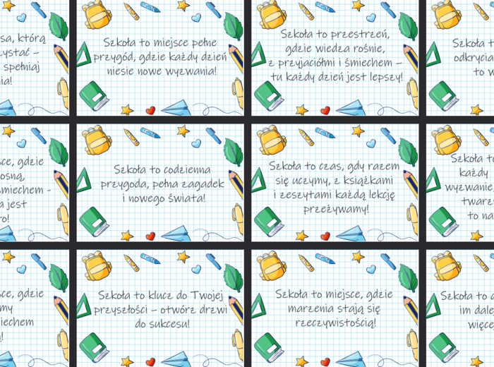 Hasła Szkoła to ... || Rozpoczęcie roku szkolnego