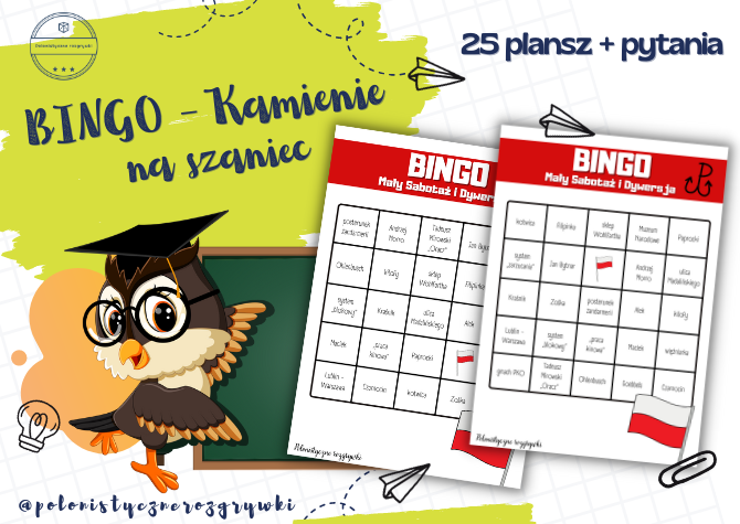 Kamienie na szaniec. Bingo
