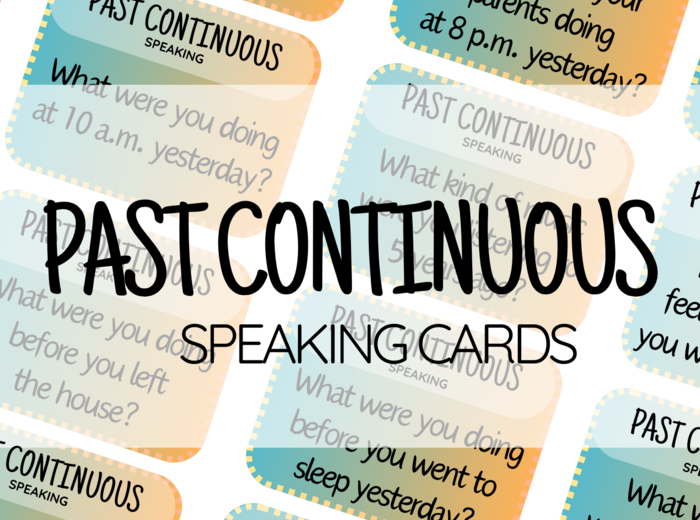 Past Continuous – 40 speaking questions – karty do speakingu – angielski – mówienie – egzamin ósmoklasisty – matura ustna