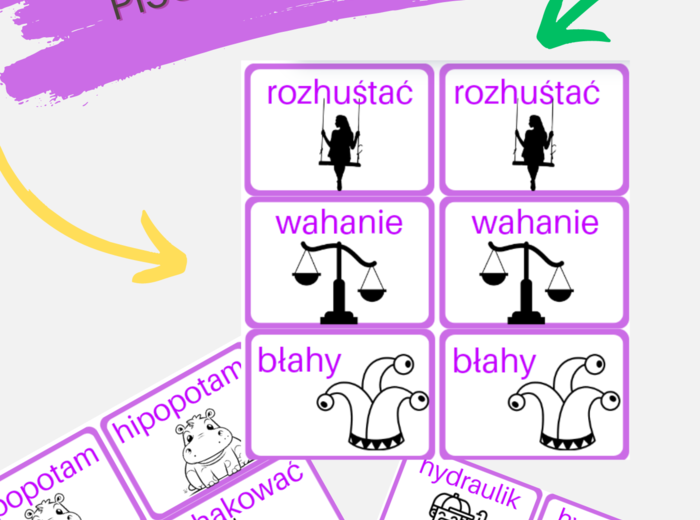 Memory ortograficzne - zestaw