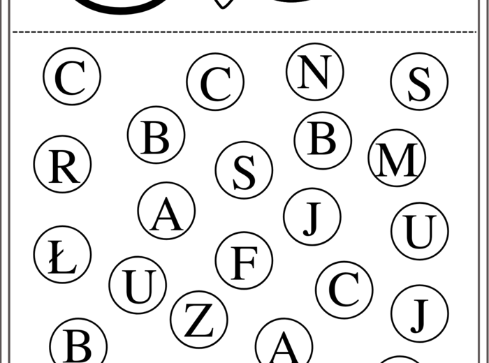 Alfabet - karty pracy