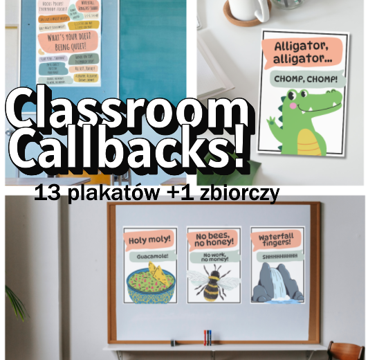 Classroom Callbacks Posters